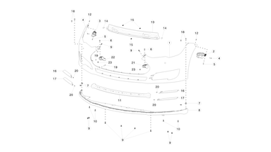 Front bumper fascia nikolacars