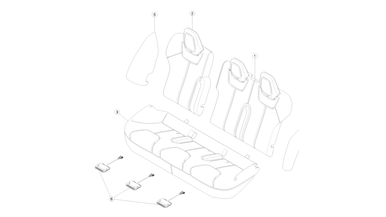 2nd row seat assemblies - signature trim nikolacars