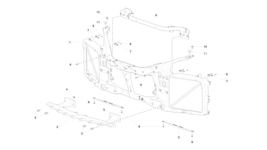 Front bumper (fascia) carrier - dual motor nikolacars