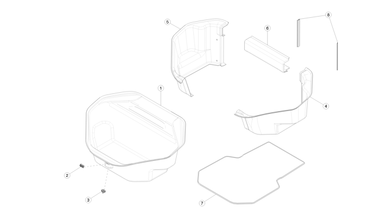 Front luggage storage compartment lining nikolacars