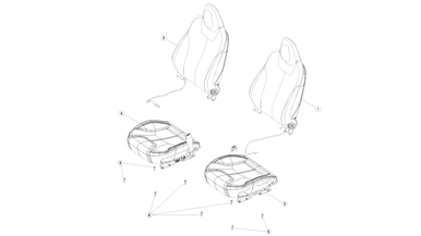 Front seat assemblies - performance trim nikolacars