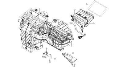 Heater assembly and pollen filter nikolacars