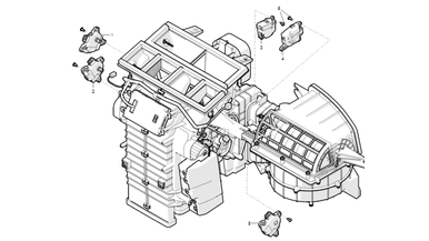 Heating and ventilation actuators (motors) nikolacars