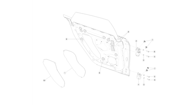 Rear door hinges and fittings nikolacars