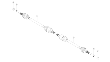 Rear halfshafts nikolacars