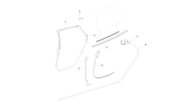 Rear door seals nikolacars