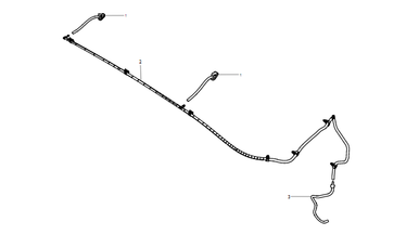 Windshield washer nozzle and tubing nikolacars