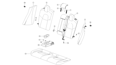 2nd row seat assemblies nikolacars