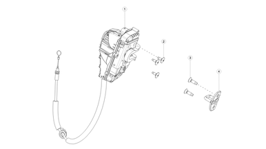 Rear door latch and striker nikolacars