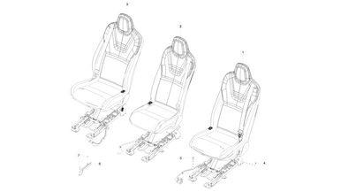 2nd row seat assemblies - wrapped (between march 28th, 2017 and august 2017) nikolacars