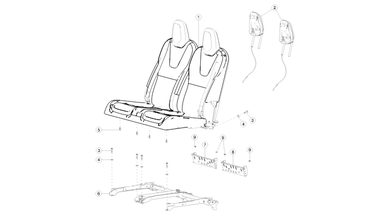 3rd row seat assemblies - wrapped (between march 28th, 2017 and august 2017) nikolacars