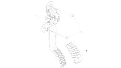 Accelerator pedal nikolacars