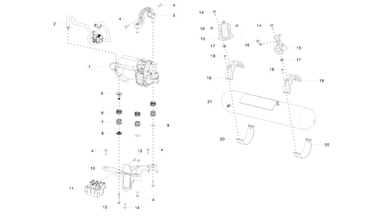 Air suspension compressor and reservoir nikolacars