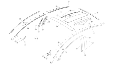 Exterior trim fittings nikolacars