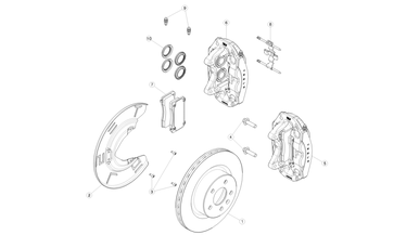 Front brake rotors - calipers and pads nikolacars