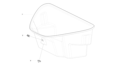 Front luggage storage compartment lining nikolacars