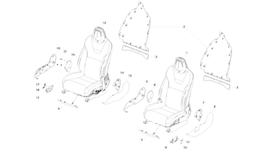 Front seat assemblies - hi gloss (until march 28th, 2017) nikolacars