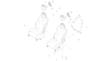Front seat assemblies - tesla x into s trim (until august 2017) nikolacars