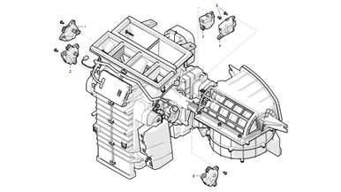 Heating and ventilation actuators (motors) nikolacars