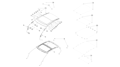 Panoramic roof assembly nikolacars