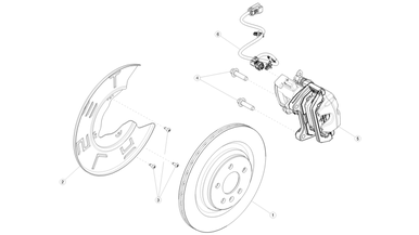 Rear brake rotors - calipers and pads nikolacars