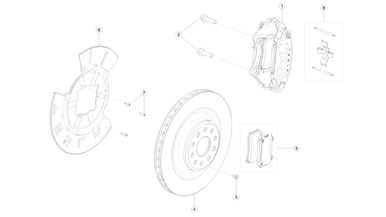 Rear brake rotors - calipers and pads - brembo nikolacars