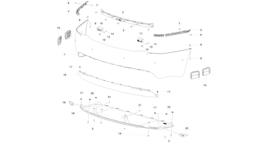 Rear bumper fascia nikolacars