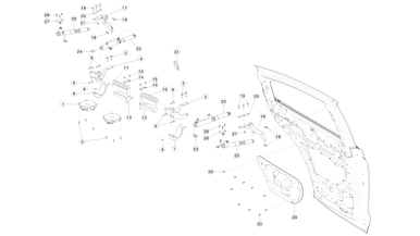 Rear door hinges and fittings nikolacars