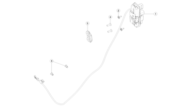 Rear door latch and striker nikolacars