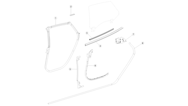 Rear door seals nikolacars