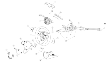 Steering column and wheel nikolacars