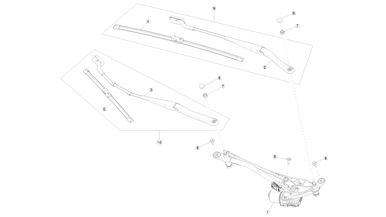 Windshield wipers and motor nikolacars