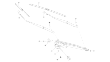 Windshield wipers and motor nikolacars