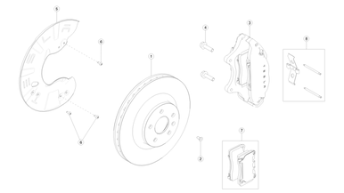 Front brake rotors - calipers and pads nikolacars