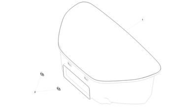 Front luggage storage compartment lining nikolacars