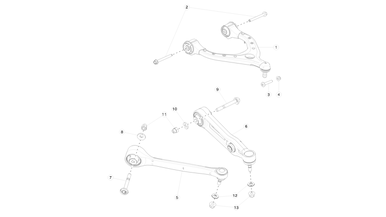 Front suspension arms nikolacars