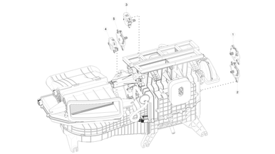 Heating and ventilation actuators (motors) nikolacars