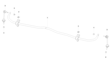 Rear stabilizer bar and links nikolacars