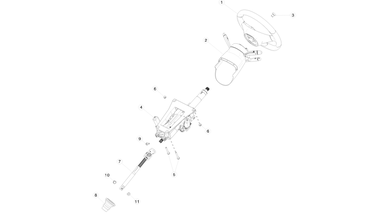 Steering column and wheel nikolacars