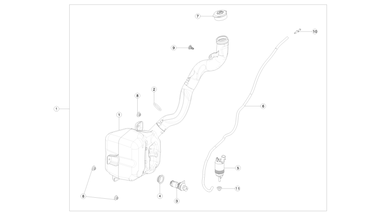 Windshield washer bottle and pump nikolacars