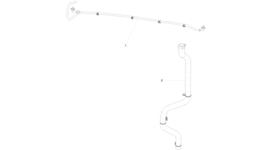 Windshield washer nozzle and tubing nikolacars