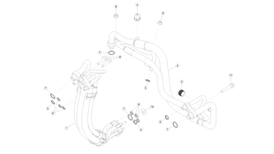 Air conditioning pipes and hoses nikolacars