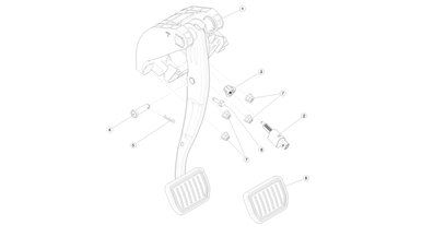 Brake pedal nikolacars