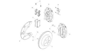 Front brake rotors - calipers and pads nikolacars