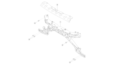 Front bumper carrier nikolacars