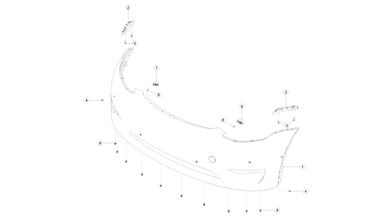 Front bumper fascia nikolacars