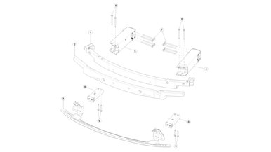 Front energy absorber nikolacars