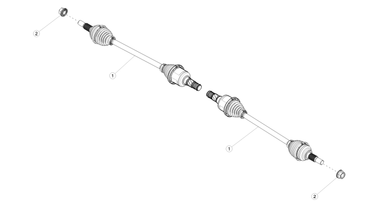 Front halfshafts nikolacars