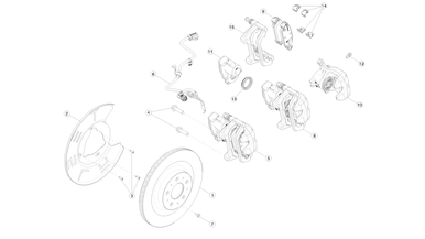 Rear brake rotors - calipers and pads nikolacars