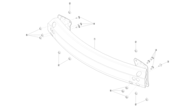 Rear energy absorber nikolacars